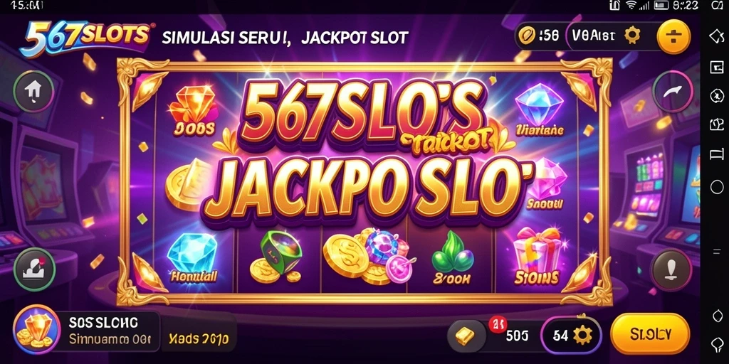 Tampilan gameplay utama 567SLOTS dengan grafis slot yang mengesankan.