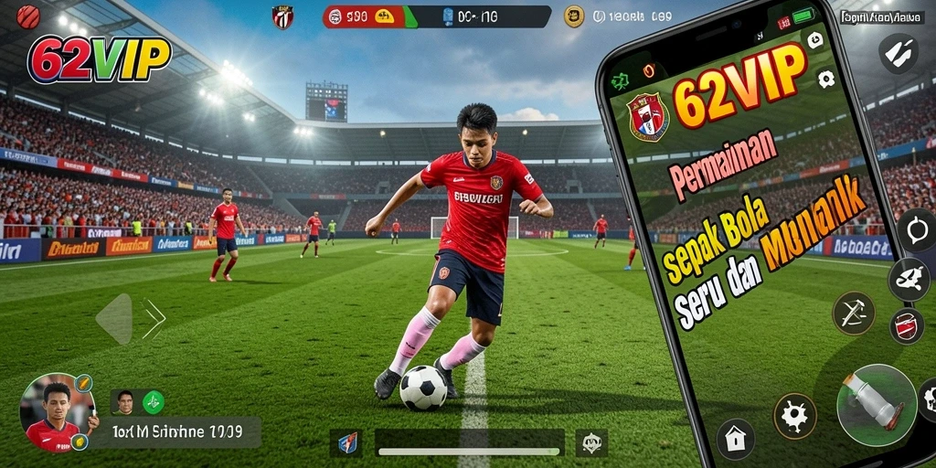 Tampilan menarik dan gameplay sepak bola yang menantang.