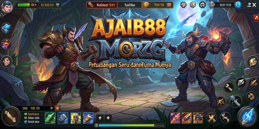 Tampilan gameplay mendebarkan dalam AJAIB88 dengan petualangan seru.