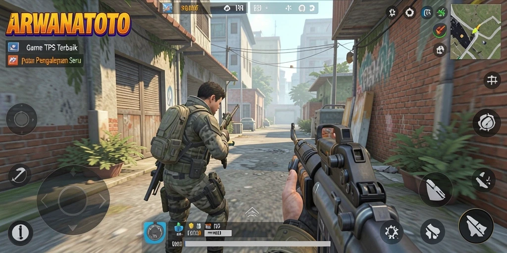 Tampilan menarik dari gameplay ARWANATOTO yang penuh aksi.
