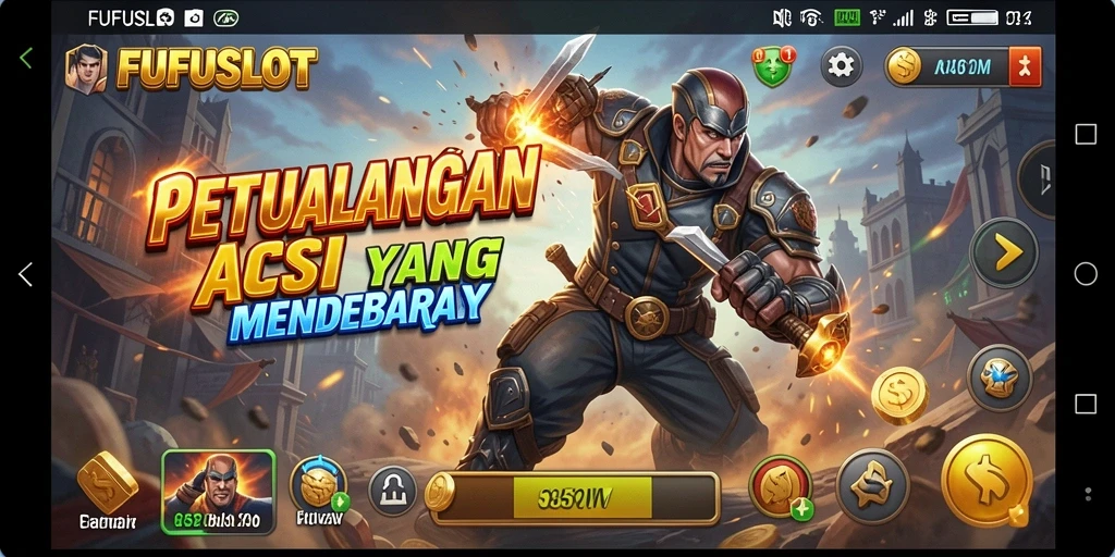 Tampilan gameplay seru yang memacu adrenalin di FUFUSLOT.