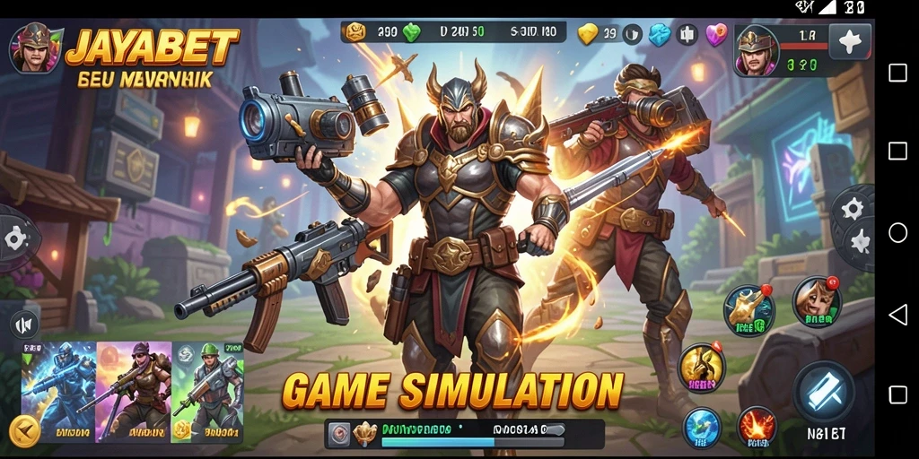 Tampilan gameplay menarik dari JAYABET dengan karakter dan latar yang hidup.
