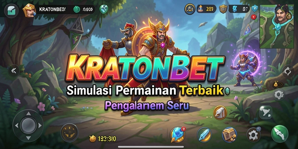 Screenshot gameplay KRATONBET menampilkan visual yang memukau dan interaksi pemain.