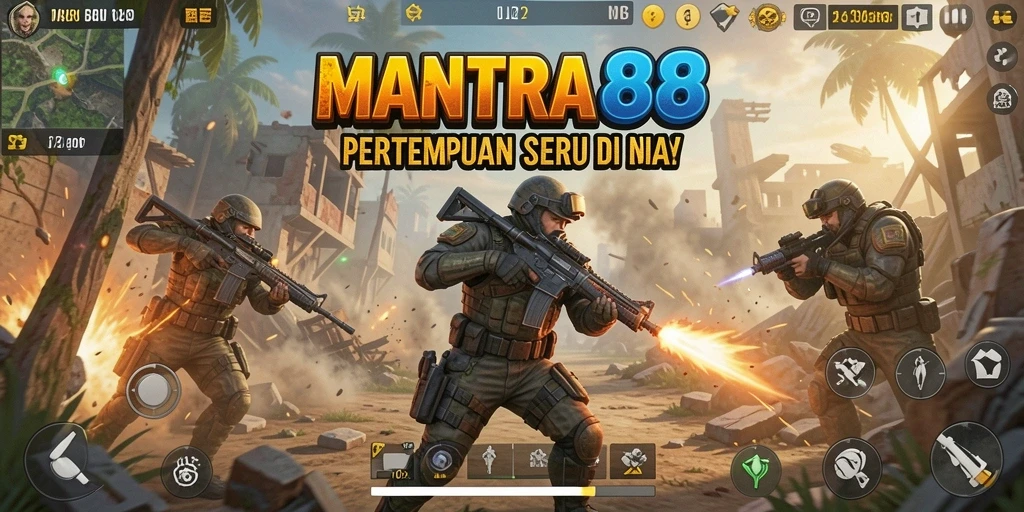 Tampilan gameplay seru di dunia <strong>Battle Royale</strong>.