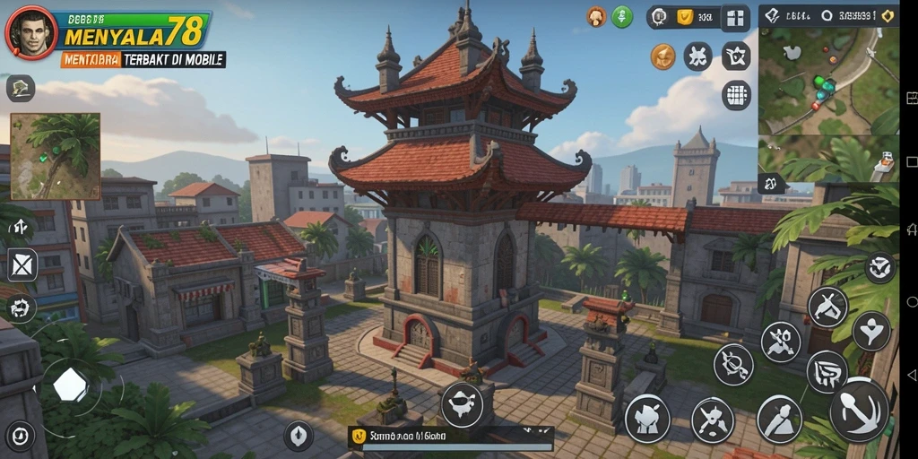 Tampilan gameplay menara pertahanan MENYALA78 yang seru dan strategis.