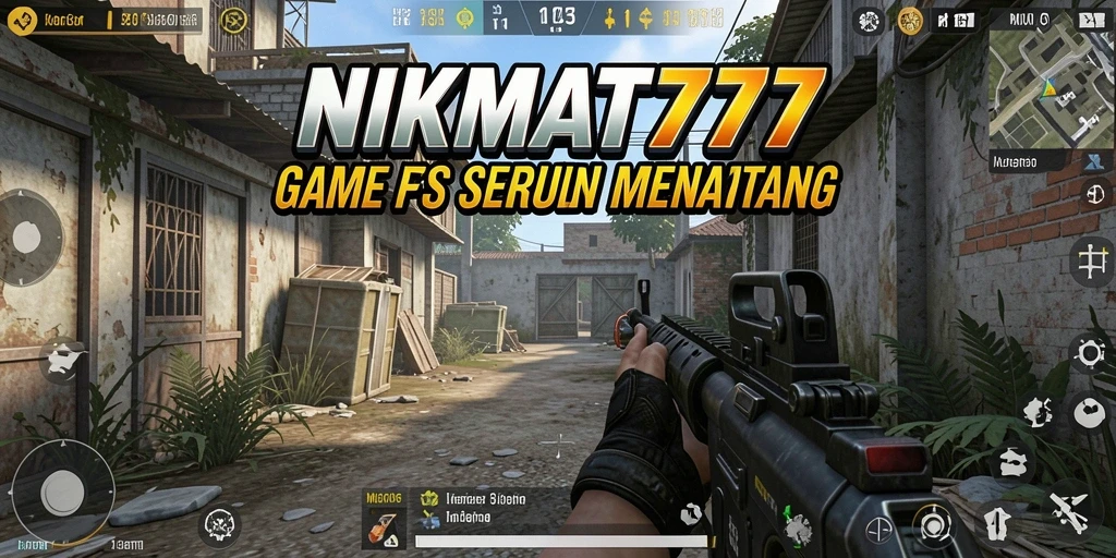 Tampilan gameplay seru di NIKMAT777 dengan aksi tembak-menembak yang intens.