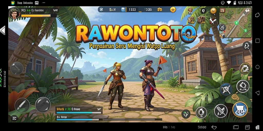 Tampilan gameplay RAWONTOTO yang seru dan mengasyikkan.