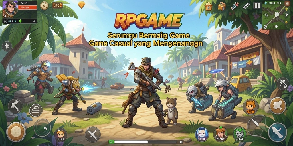 Tampilan gameplay RPGAME yang seru dan menghibur.