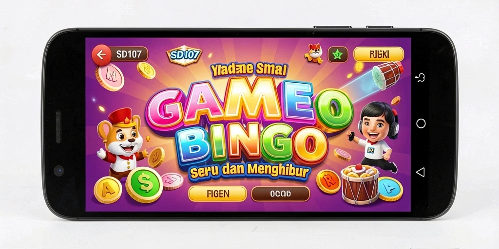 Tampilan gameplay seru dari SD107 dengan banyak variasi Bingo.