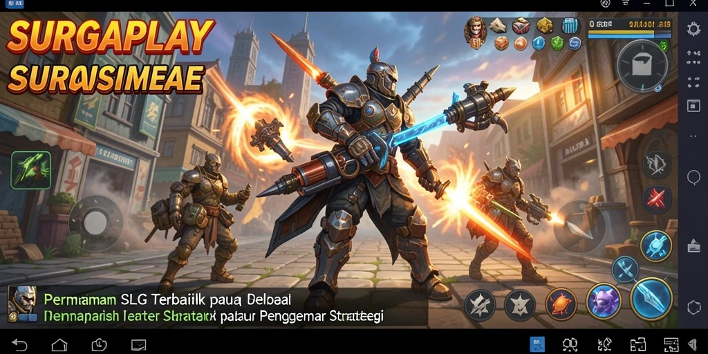 Gameplay SURGAPLAY yang menantang dan strategi yang mendalam.